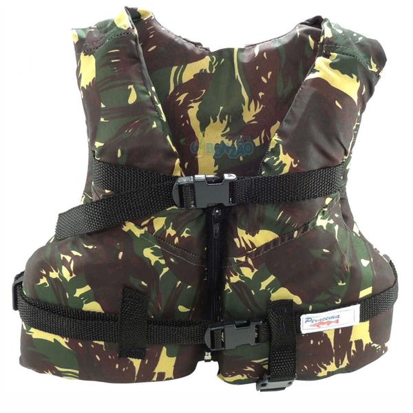 Colete Auxiliar de Flutuação Piracema Camuflado 50Kg Imagem de Colete Auxiliar de Flutuação Piracema Camuflado 50Kg