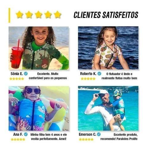 Imagem de Colete Boia Camisa Infantil Kids Flutuador Criança Prolife