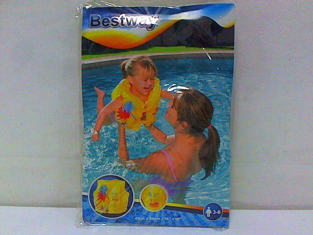 Imagem de Colete Boia Infantil Inflável Tropical 41cm X 30cm - Bestway