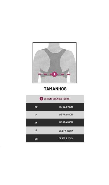 Imagem de Colete Corretor De Postura - Cinta Postural Coluna Unissex - Hidrolight OR1007 PP