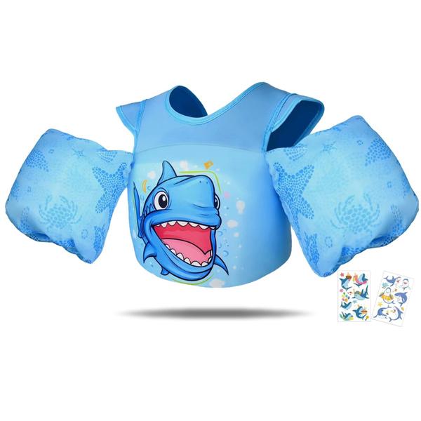 Colete de natação Jipeng Toddler 10-30 kg com arnês de ombro e braço Imagem de Colete de natação Jipeng Toddler 10-30 kg com arnês de ombro e braço