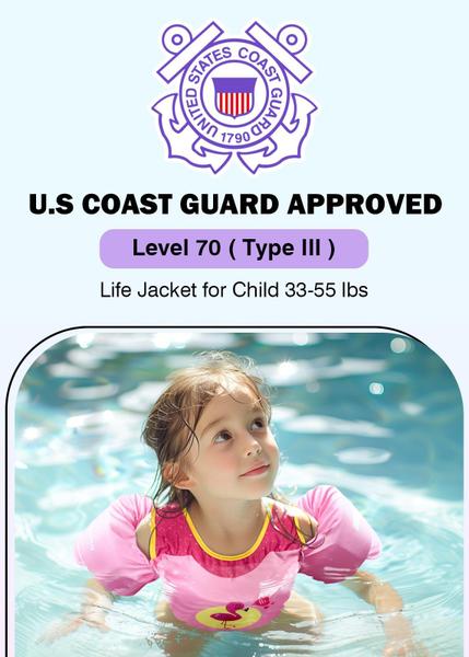 Colete de natação Life Jacket Dark Lightning para crianças de 2 a 6 anos e 14-23 kg Imagem de Colete de natação Life Jacket Dark Lightning para crianças de 2 a 6 anos e 14-23 kg