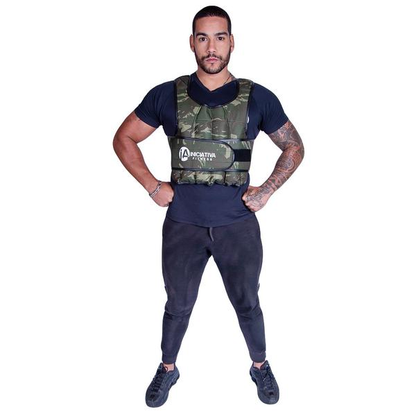 Imagem de Colete de peso para treino - 5kg - camuflado