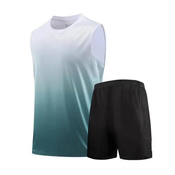 Imagem de Colete e Conjunto de Roupas Esportivas Masculino - Secagem Rápida e Confortável para Verão