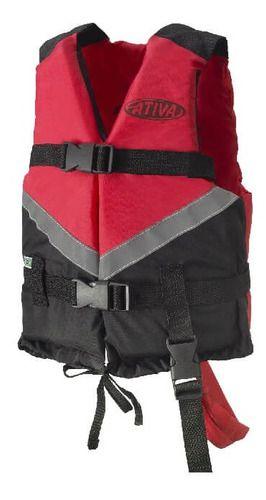 Colete Flutuador Canoa Infantil 2.0 - Vermelho - ativa Imagem de Colete Flutuador Canoa Infantil 2.0 - Vermelho