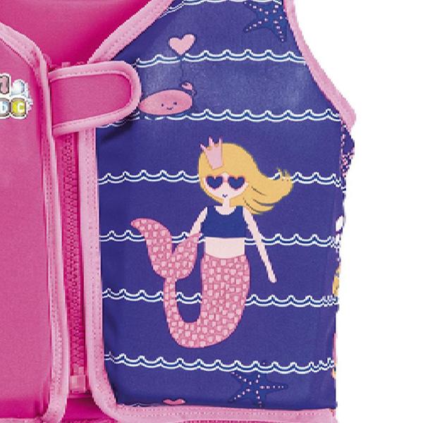 Colete flutuador com espuma Bestway para crianças de 11 a 18kg com proteção UPF 50+ Rosa Imagem de Colete flutuador com espuma Bestway para crianças de 11 a 18kg com proteção UPF 50+ Rosa