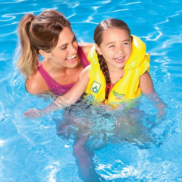 Imagem de Colete Infantil Inflável Swim Safe ABC Amarelo Bel