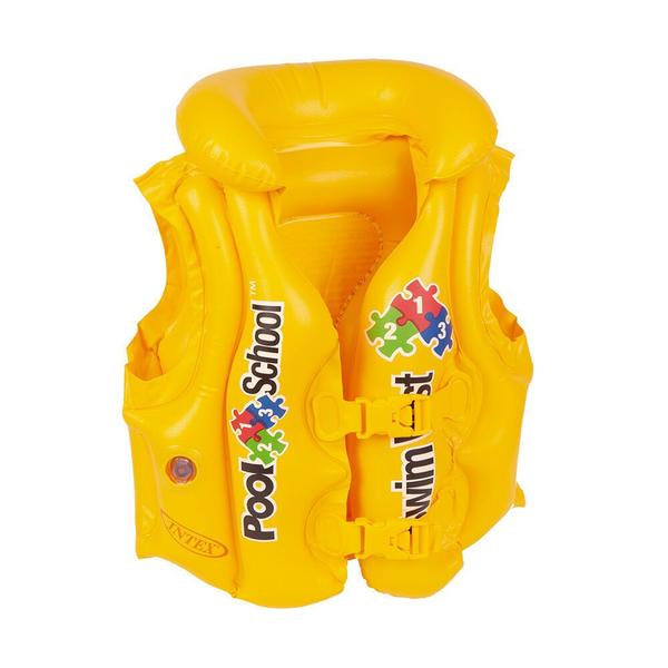 Colete Infantil Pool School Inflável Intex Imagem de Colete Infantil Pool School Inflável Intex