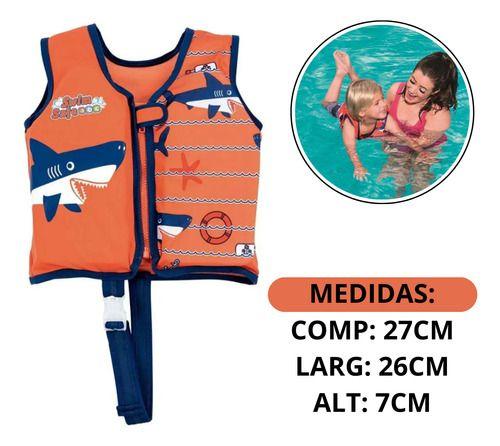 Imagem de Colete Infantil Regata Piscina 30kg M/G Espuma