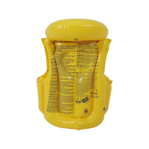 Imagem de Colete Inflável Infantil Swim Safe ABC Amarelo 51x46