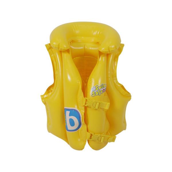 Imagem de Colete Inflável Infantil Swim Safe ABC Amarelo 51x46