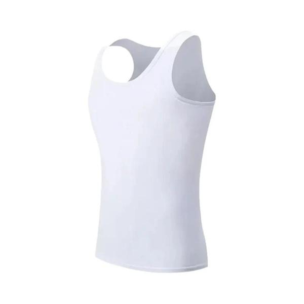 Colete Masculino de Algodão Puro - Sem Mangas, Ajuste Juvenil, para Todas as Estações Imagem de Colete Masculino de Algodão Puro - Sem Mangas, Ajuste Juvenil, para Todas as Estações