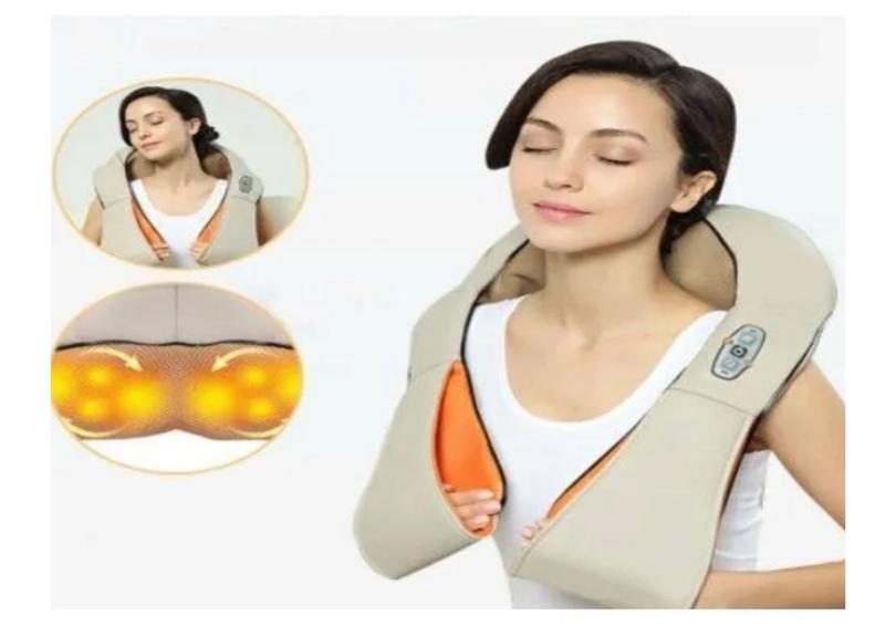 Imagem de Colete Massageador Aquecimento Shiatsu Pescoço Ombro Pés