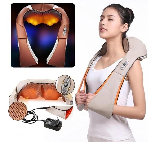 Imagem de Colete Massageador Elétrico Cervical Shiatsu Ombro