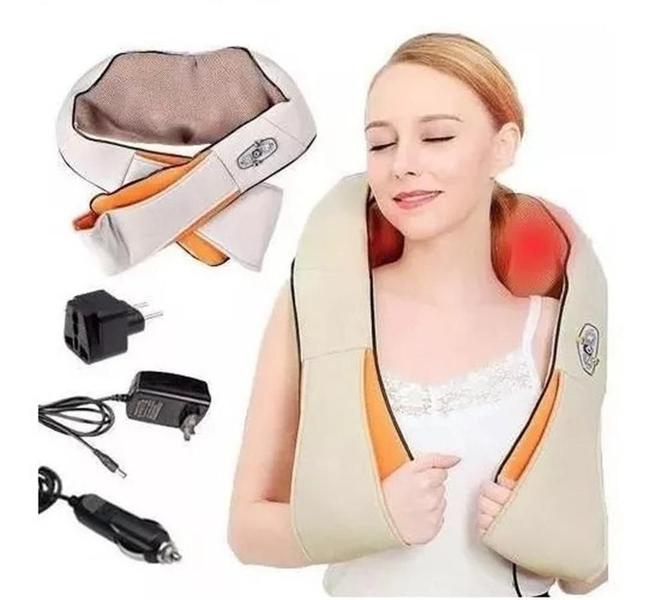 Imagem de Colete Massageador Elétrico Cervical Shiatsu Ombro