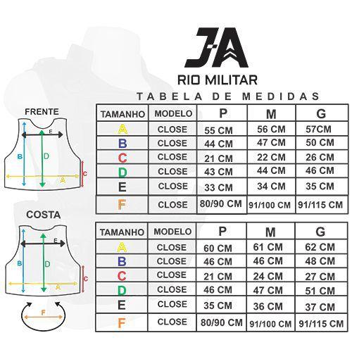 Imagem de Colete Modular Tático Close 3a + 5 Acessórios JA Rio Militar