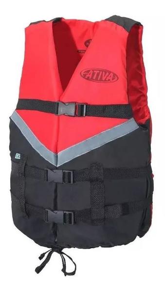 Colete náutico ativa 60kg vermelho Imagem de Colete náutico ativa 60kg vermelho