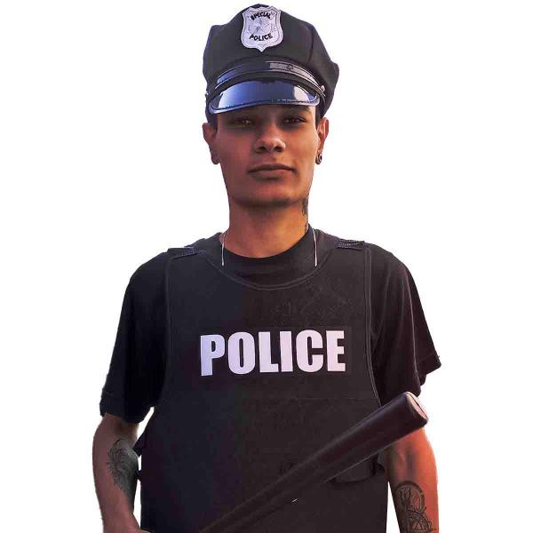 Colete Policial Adulto para Fantasias - Extra Festas Imagem de Colete Policial Adulto para Fantasias
