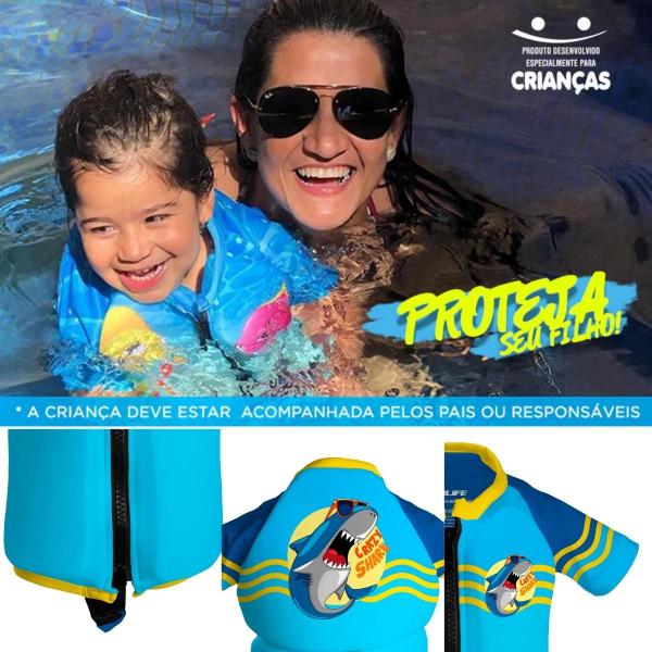 Imagem de Colete Prolife Original Infantil Piscina Camisa Flutuadora