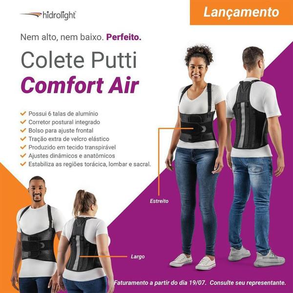 Imagem de Colete Putti Comfort Air Largo Hidrolight