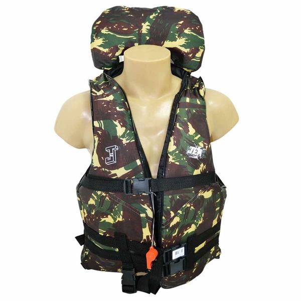 Colete Salva Vida Aux. Flutuação Camuflado 90 a 110kg - JEM Imagem de Colete Salva Vida Aux. Flutuação Camuflado 90 a 110kg