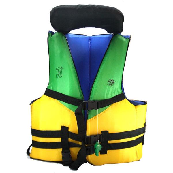 Colete Salva Vida Aux. Flutuação Infantil Colorido 40 a 50kg - JEM Imagem de Colete Salva Vida Aux. Flutuação Infantil Colorido 40 a 50kg