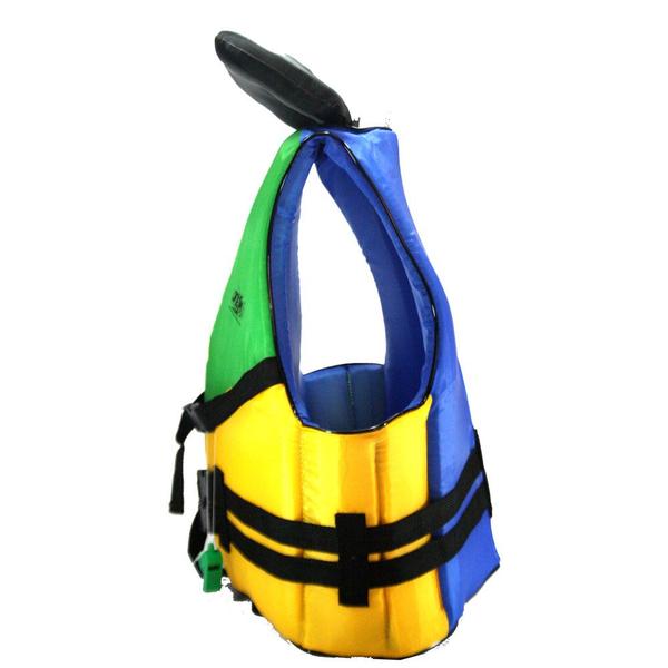 Colete Salva Vida Aux. Flutuação Infantil Colorido 40 a 50kg - JEM Imagem de Colete Salva Vida Aux. Flutuação Infantil Colorido 40 a 50kg