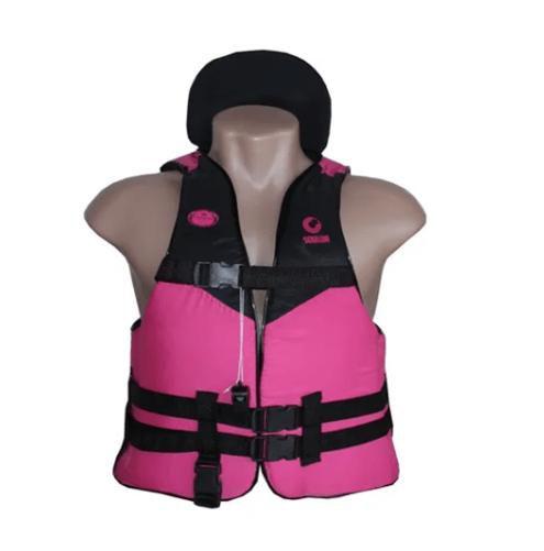 Colete Salva Vidas 50kg Rosa Infantil P/ Praia Piscina Barco - Sol e Lua Imagem de Colete Salva Vidas 50kg Rosa Infantil P/ Praia Piscina Barco