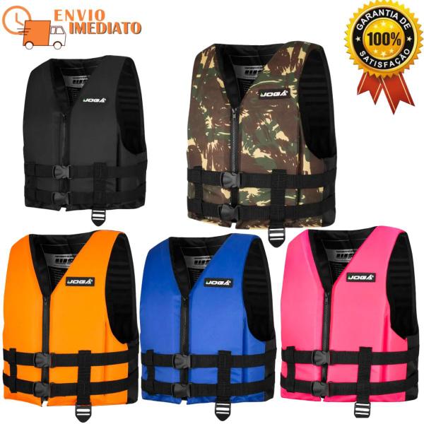 Colete Salva vidas Adulto Flutuante Jogá Wave Suporta até 90kg Imagem de Colete Salva vidas Adulto Flutuante Jogá Wave Suporta até 90kg