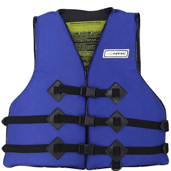 Colete Salva Vidas Atlântico GG +110kg Azul - Nautika Imagem de Colete Salva Vidas Atlântico GG +110kg Azul - Nautika
