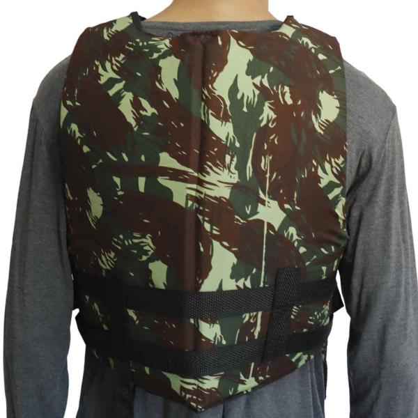 Colete Salva Vidas Camuflado Pescador Lazer Diversão 15kg - Raju Imagem de Colete Salva Vidas Camuflado Pescador Lazer Diversão 15kg