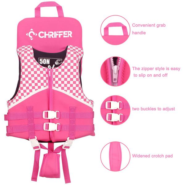 Colete salva-vidas de natação Chriffer Kids 9-32 kg 2-10 anos Imagem de Colete salva-vidas de natação Chriffer Kids 9-32 kg 2-10 anos