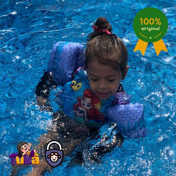 Imagem de Colete Salva Vidas Flutuador ACQUAFUN  Infantil  100% Bóia Fabricado SIRI