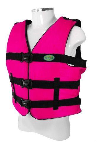 Colete Salva Vidas Flutuante Raju Para Lazer Pesca Embarcação Feminino 90kg Cor Rosa Imagem de Colete Salva Vidas Flutuante Raju Para Lazer Pesca Embarcação Feminino 90kg Cor Rosa