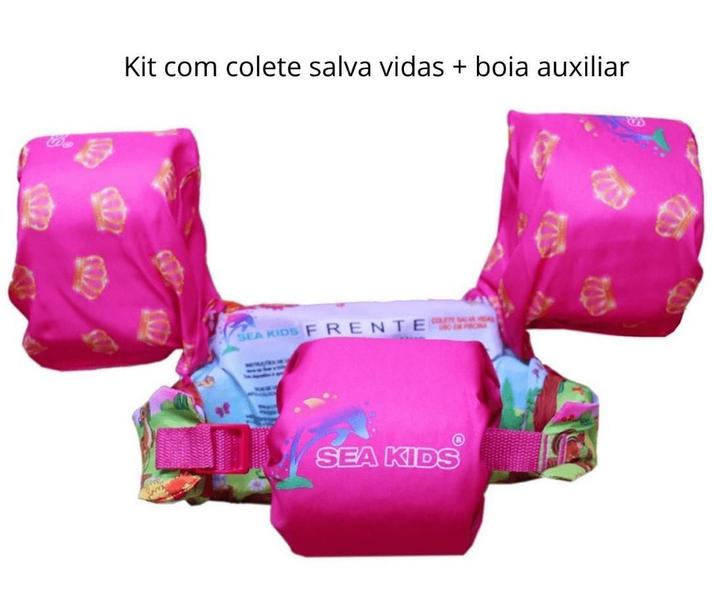 Imagem de Colete Salva-Vidas Infantil Boia Auxiliar para Segurança