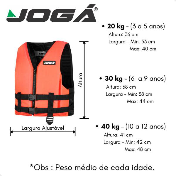 Imagem de Colete Salva Vidas Infantil Crianca Wave 30 Kg Flutuacao