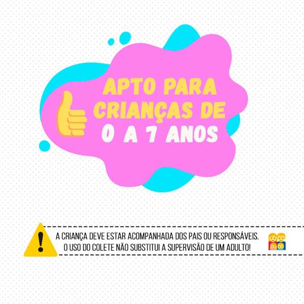 Colete Salva Vidas Infantil de Braço Homologado - Dino - Prolife Imagem de Colete Salva Vidas Infantil de Braço Homologado - Dino