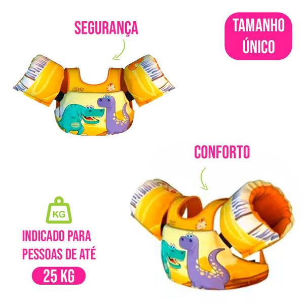 Colete Salva Vidas Infantil Personagem Piscina Praia Boia Criança Kids Unissex Barco Natação Segurança Braço Emergência - Nash Imagem de Colete Salva Vidas Infantil Personagem Piscina Praia Boia Criança Kids Unissex Barco Natação Segurança Braço Emergência