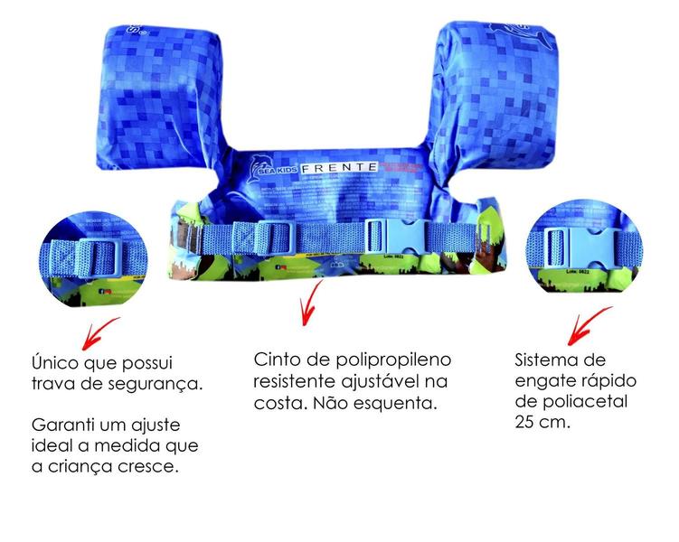 Colete Salva-Vidas Infantil Segurança Garantida na Piscina - SEA KIDS Imagem de Colete Salva-Vidas Infantil Segurança Garantida na Piscina