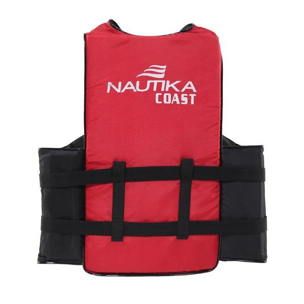 Colete Salva Vidas Nautika Coast Até 100KG Vermelho e Preto Imagem de Colete Salva Vidas Nautika Coast Até 100KG Vermelho e Preto
