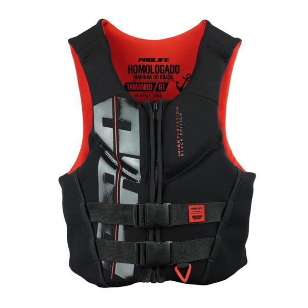 Colete Salva-Vidas Protech Black Edition - Prolife Imagem de Colete Salva-Vidas Protech Black Edition