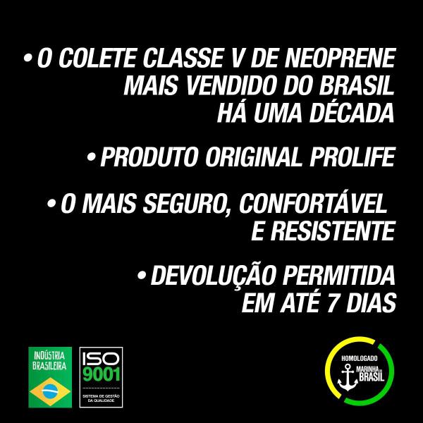 Colete Salva-Vidas Protech Black Edition - Prolife Imagem de Colete Salva-Vidas Protech Black Edition