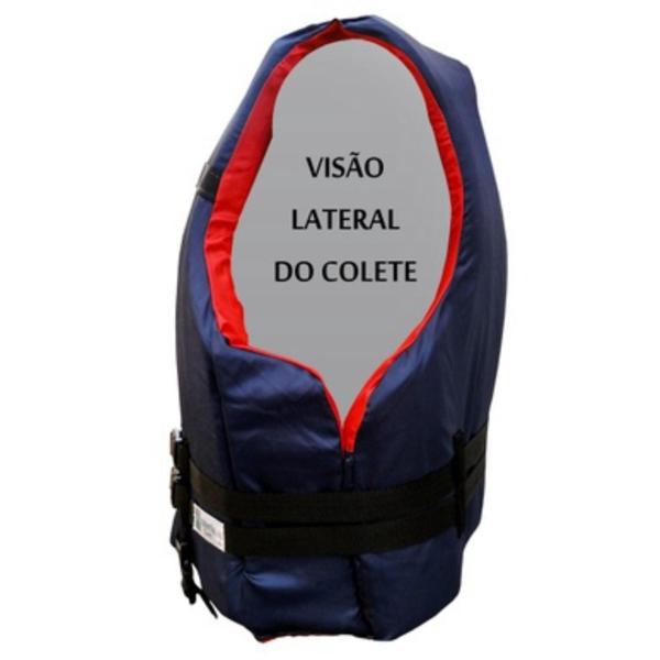 Colete Salva Vidas Raju Flutuante Para Pescador Embarcações Rios Lagos 90Kg Vermelho Imagem de Colete Salva Vidas Raju Flutuante Para Pescador Embarcações Rios Lagos 90Kg Vermelho