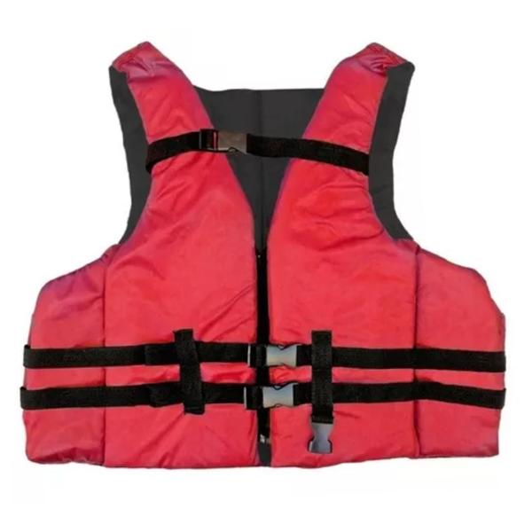 Colete Salva Vidas Raju Flutuante Para Pescador Embarcações Rios Lagos 90Kg Vermelho Imagem de Colete Salva Vidas Raju Flutuante Para Pescador Embarcações Rios Lagos 90Kg Vermelho