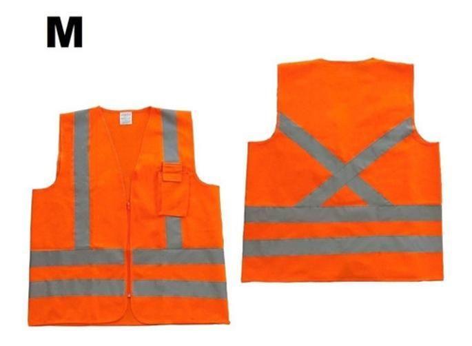 Colete Segurança Refletivo Motoboy Obra Ziper Com Bolso 3 Un - Proteplus Imagem de Colete Segurança Refletivo Motoboy Obra Ziper Com Bolso 3 Un