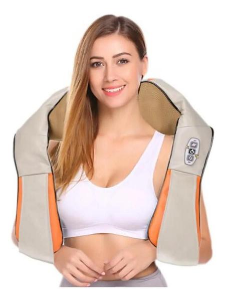 Imagem de Colete Shiatsu Massageador Pescoço Bivolt 12v Infravermelho