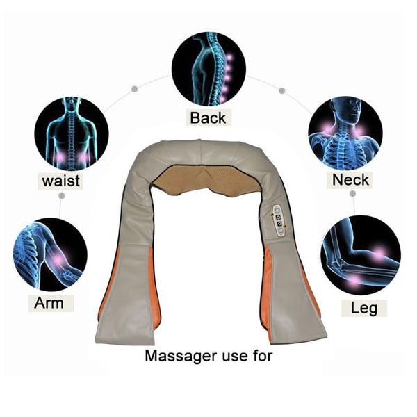 Imagem de Colete Shiatsu Pescoço Massageador Cervical Ombros Lombar