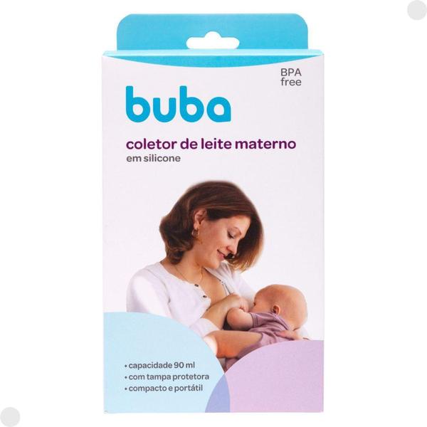 Imagem de Coletor De Leite Materno em Silicone com Ventosa 90 ml 18262 - Buba