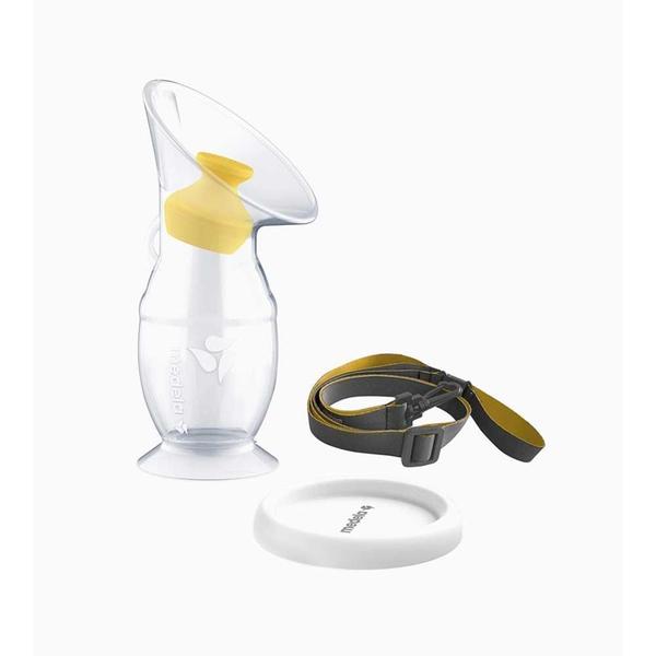 Imagem de Coletor de Leite Materno Silicone Medela 100ml - Branco