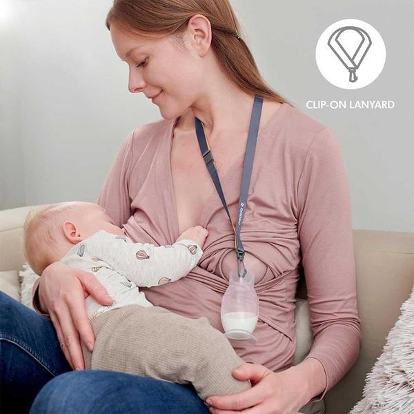 Coletor de Leite Materno Silicone Medela 100ml - Branco Imagem de Coletor de Leite Materno Silicone Medela 100ml - Branco